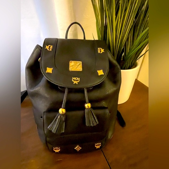 MCM Handbags - MCM studded backpack